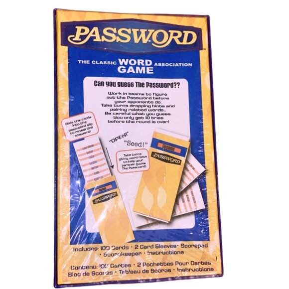 Password Classic Word Game Cardinal TV Game Show - Picture 2 of 2